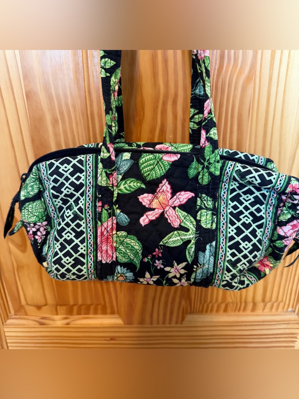 Retired 2007 Vera Bradley Small duffel Botanica print. - Picture 3 of 10